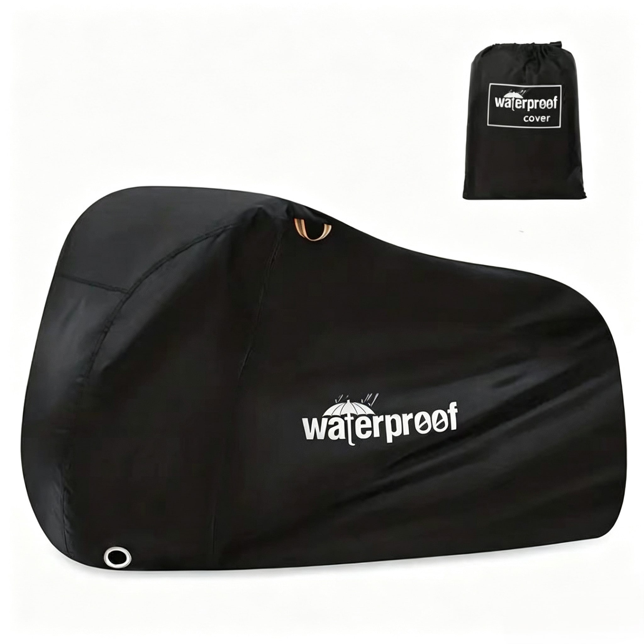 Oxford Fabric Motorcycle Dust Cover Waterproof All Weather Motorbike Protector For Indoor Garage Outdoor Parking Storage Use