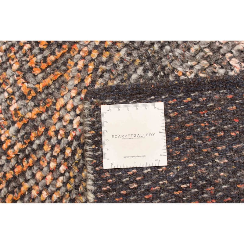 ECARPETGALLERY Hand-knotted Eternity Grey Wool Rug - 3'1 x 5'1