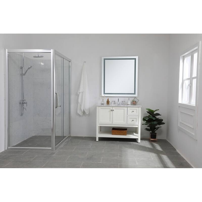 LED Hardwired 24-inch x 40-inch Dimmable 5000K Mirror
