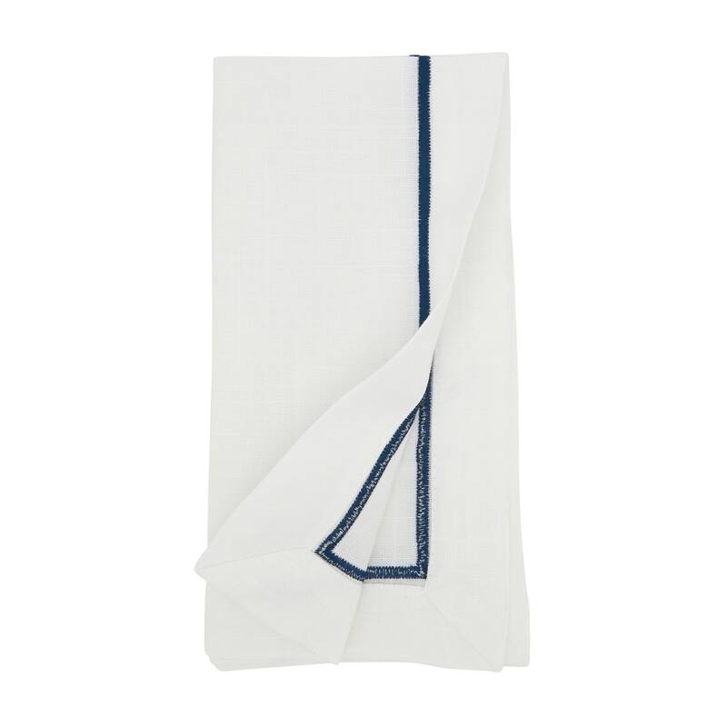Embroidered Line Design Napkin (Set of 4)