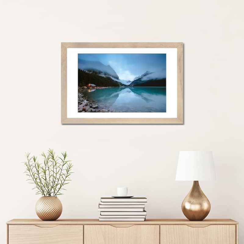 iCanvas "Dawn At Lake Louise" by Matteo Colombo PFA