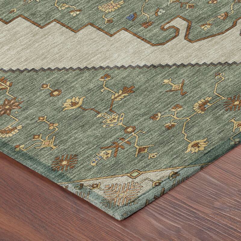 Machine Washable Indoor/ Outdoor Global Marrakesh Chantille Rug