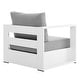 preview thumbnail 10 of 56, Tahoe Outdoor Aluminum 4-piece Conversation Set with Coffee Table