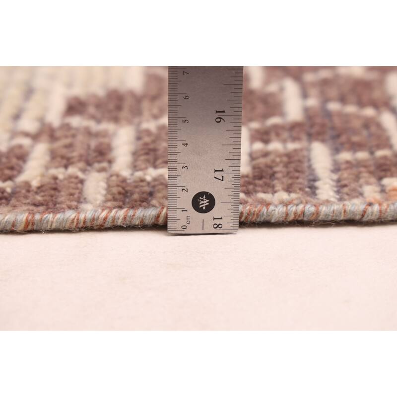 ECARPETGALLERY Hand-knotted Pak Finest Marrakesh Light Denim Blue Wool Rug - 9'5 x 12'1