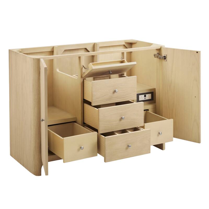 James Martin Vanities D125-V48-3VSL Gracyn 48" Free Standing Single