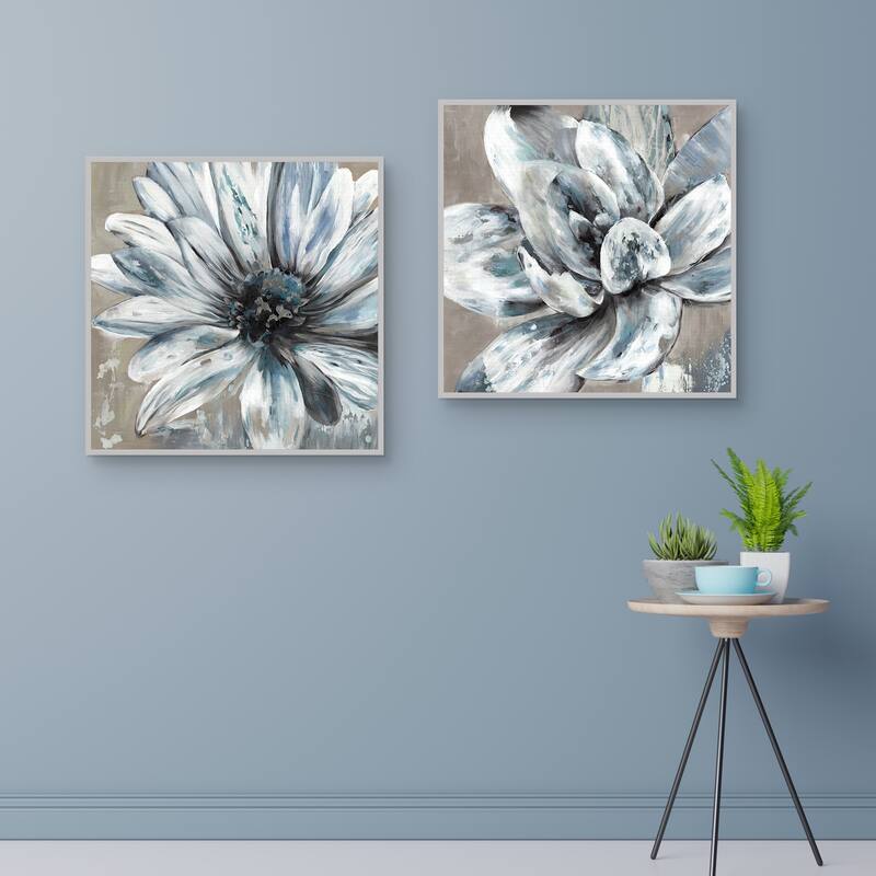 Silver Spring II, Silver Spring III by Emily Williams Canvas Art Prints
