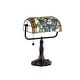 preview thumbnail 4 of 15, Tiffany Style Banker Butterfly Desk Lamp