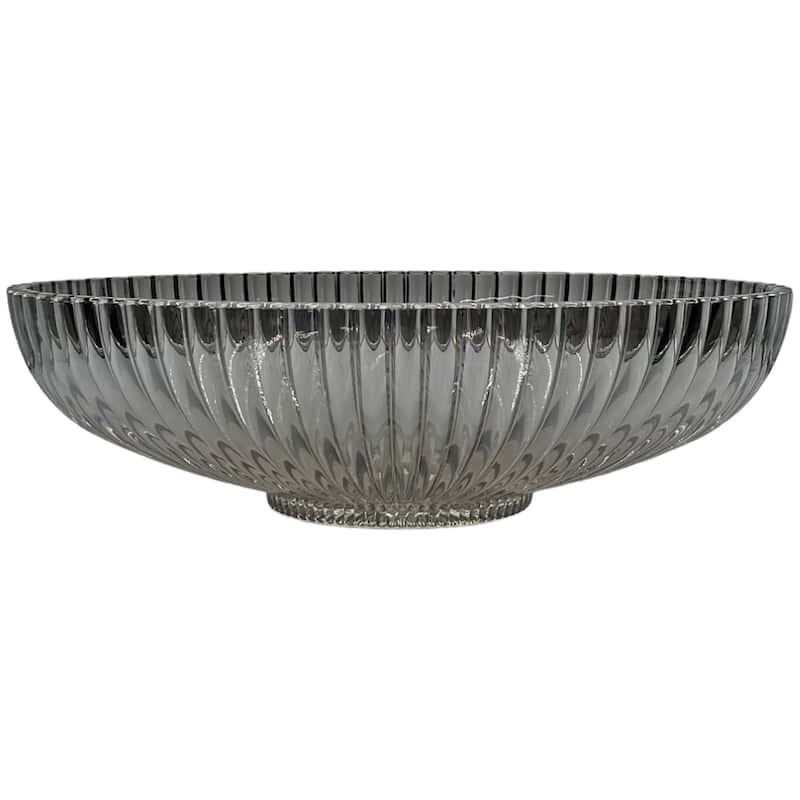 Lucine Oval Glass Crystal Bathroom Vessel Sink Basin - 21"