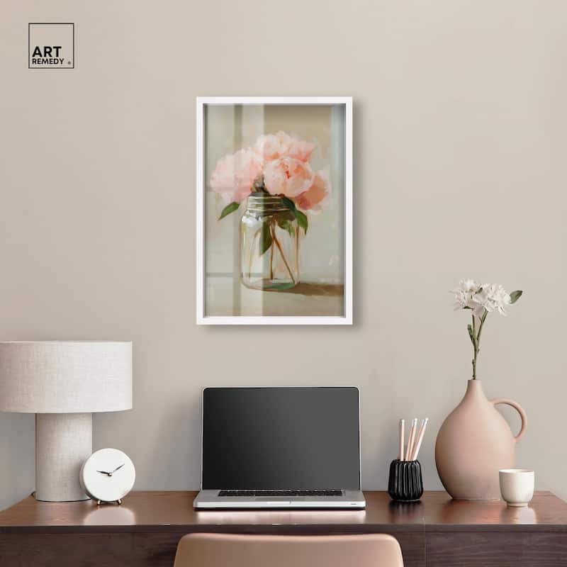 Jar of Petals Shadowbox by Art Remedy