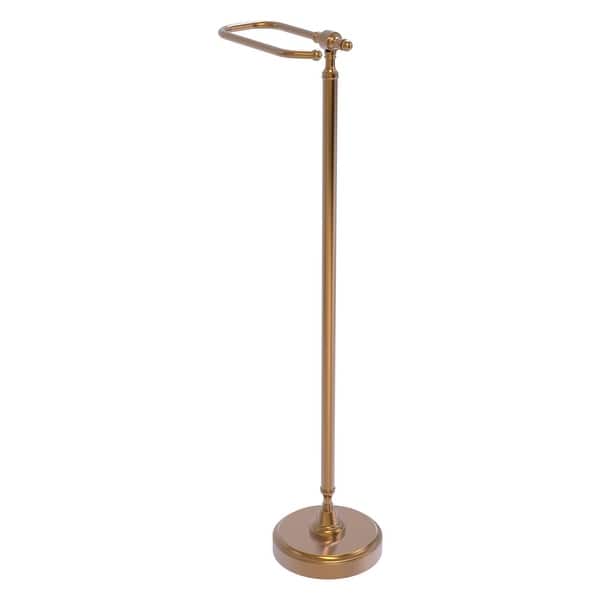Allied Brass Retro Wave Collection Free Standing Toilet Tissue Holder