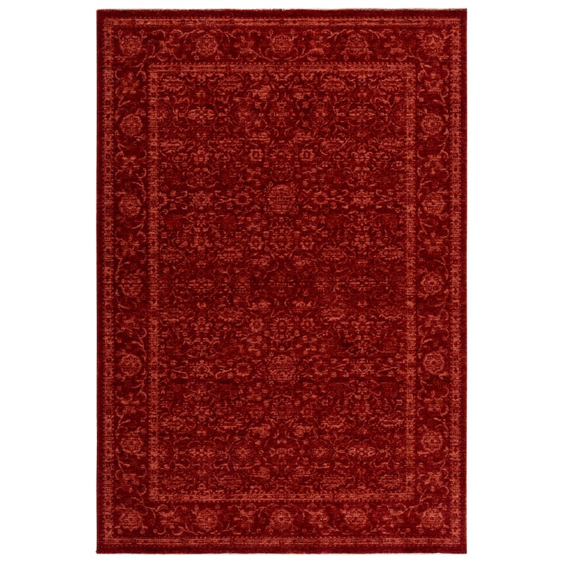 SAFAVIEH Vintage Overdye Rieka Rug - Red - 6' x 9'