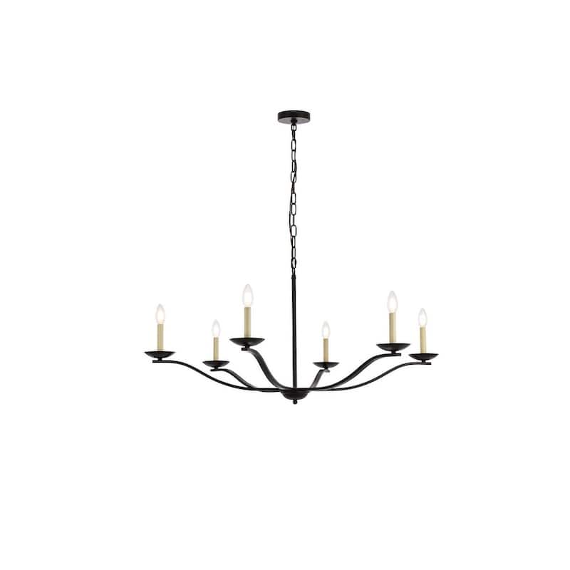 Tobias 42 inch Pendant - N/A - Black