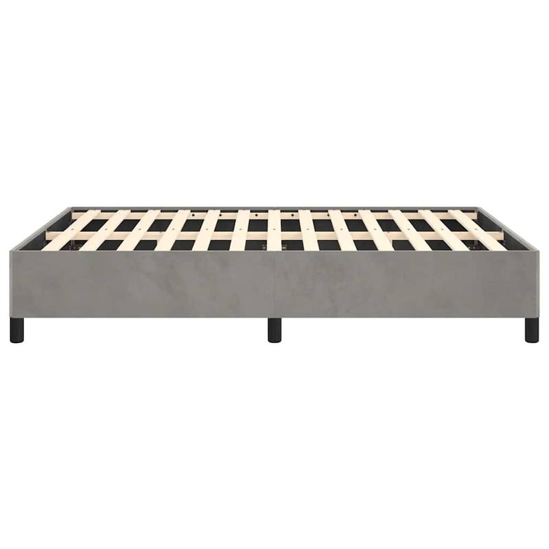 vidaXL Bed Frame, Velvet, No Mattress