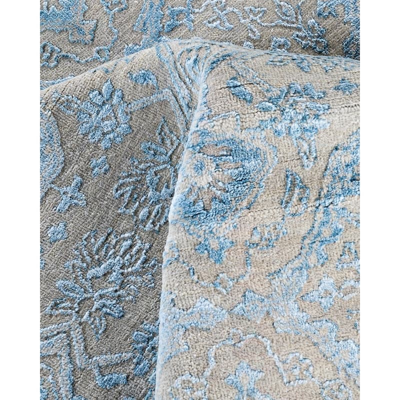 Ikat One-of-a-Kind Handmade Area Rug, Beige - 7' 9" x 9' 5"