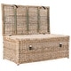 preview thumbnail 4 of 14, happimess Caden 46" Wicker Storage Trunk, Natural