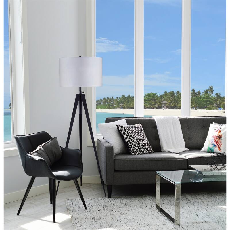 65" Crossed Tripod Floor Lamp