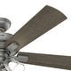 preview thumbnail 14 of 23, Hunter 52" Crestfield Ceiling Fan with LED Light Kit and Handheld Remote - Casual, Farmhouse, Transitional, Rustic
