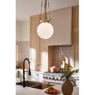 Kichler Lighting Albers 10.5 In. 1-Light Champagne Bronze Pendant Light