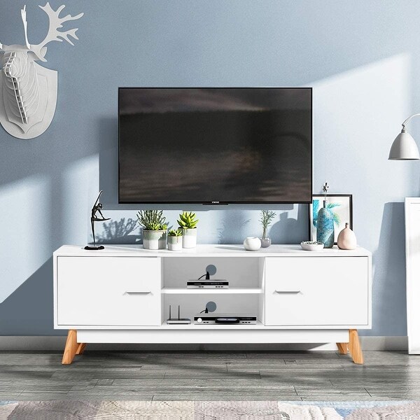 Solid wood tv stand clearance for 55 inch tv