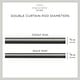 preview thumbnail 4 of 9, ATI Home Torch Double Curtain Rod and Finial Set