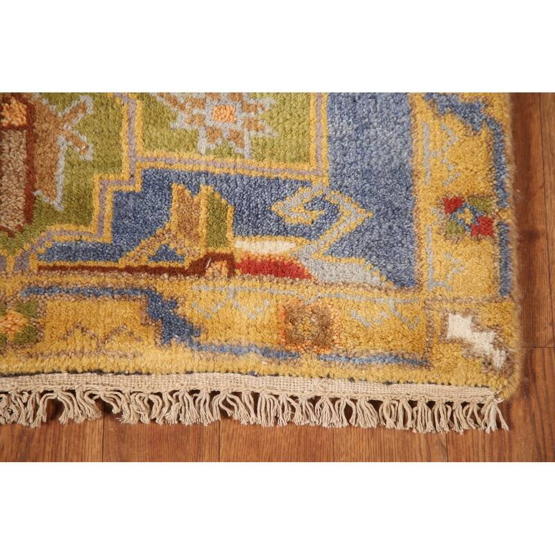 Kazak Runner Rug Hand-Knotted Traditional Wool Carpet - 2'7"x 8'0"