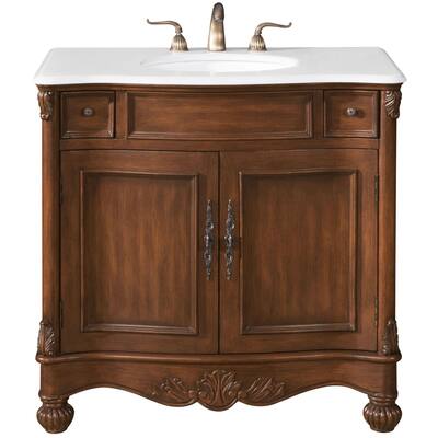Elegant Lighting VF-1047-VW Windsor 36" Free Standing Single Basin