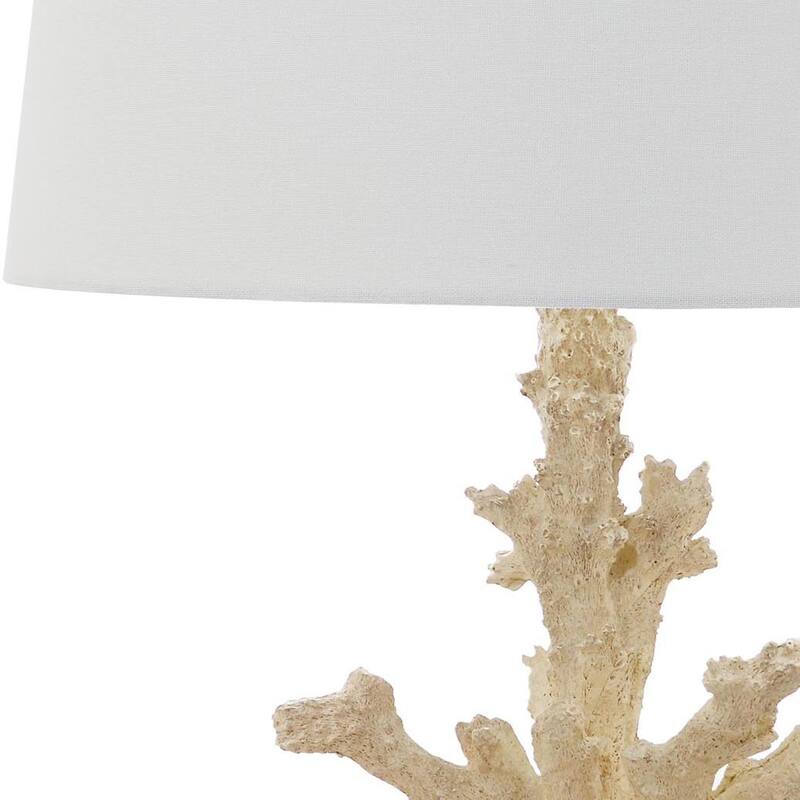 SAFAVIEH Lighting 28-inch Faux Coral Branch Cream Table Lamp (Set of 2)