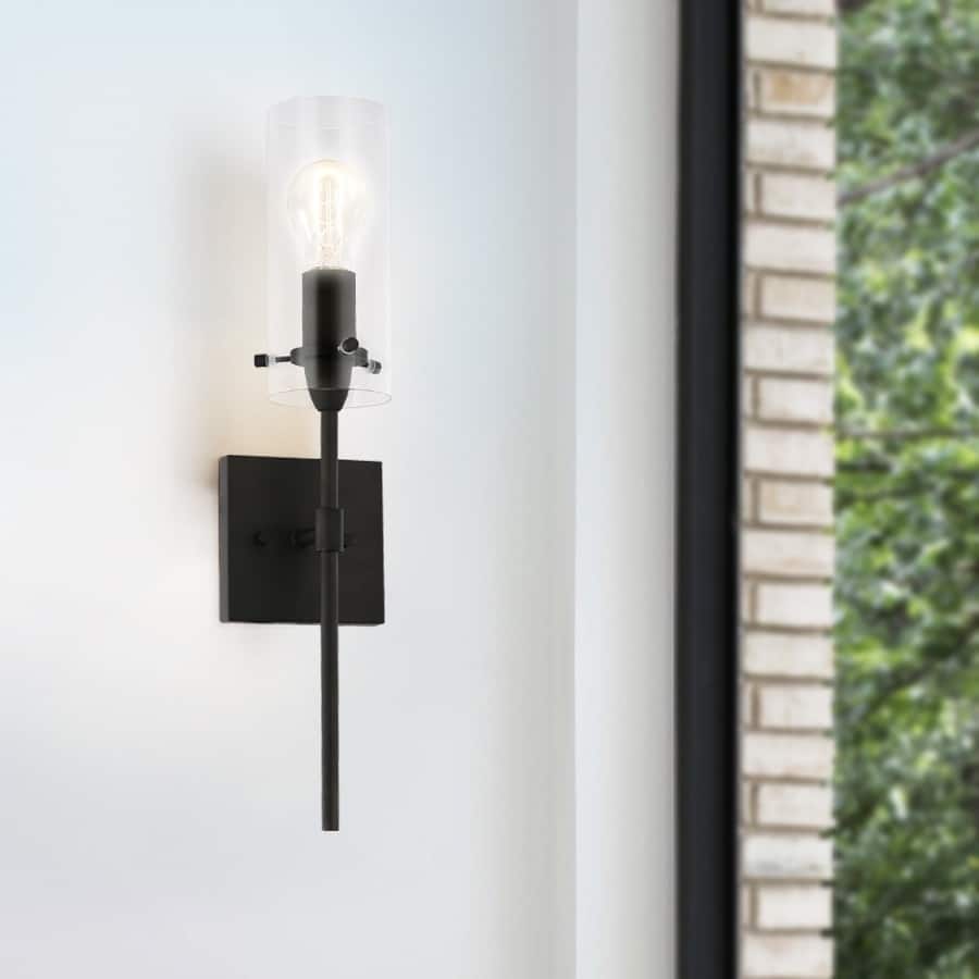 Light Society Montreal Clear Glass Wall Sconce