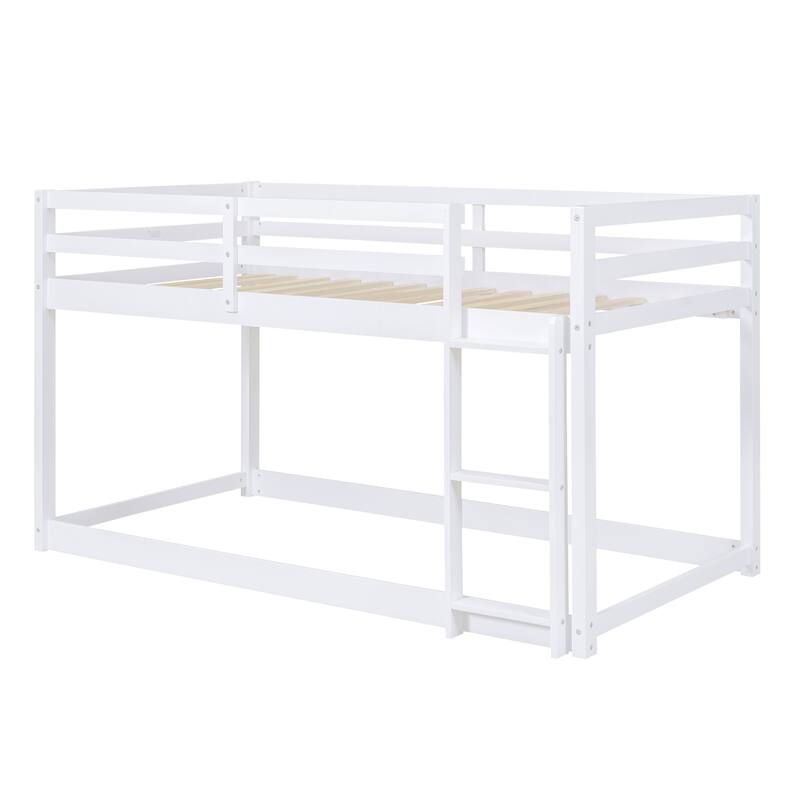 Floor Bunk Bed with Ladder