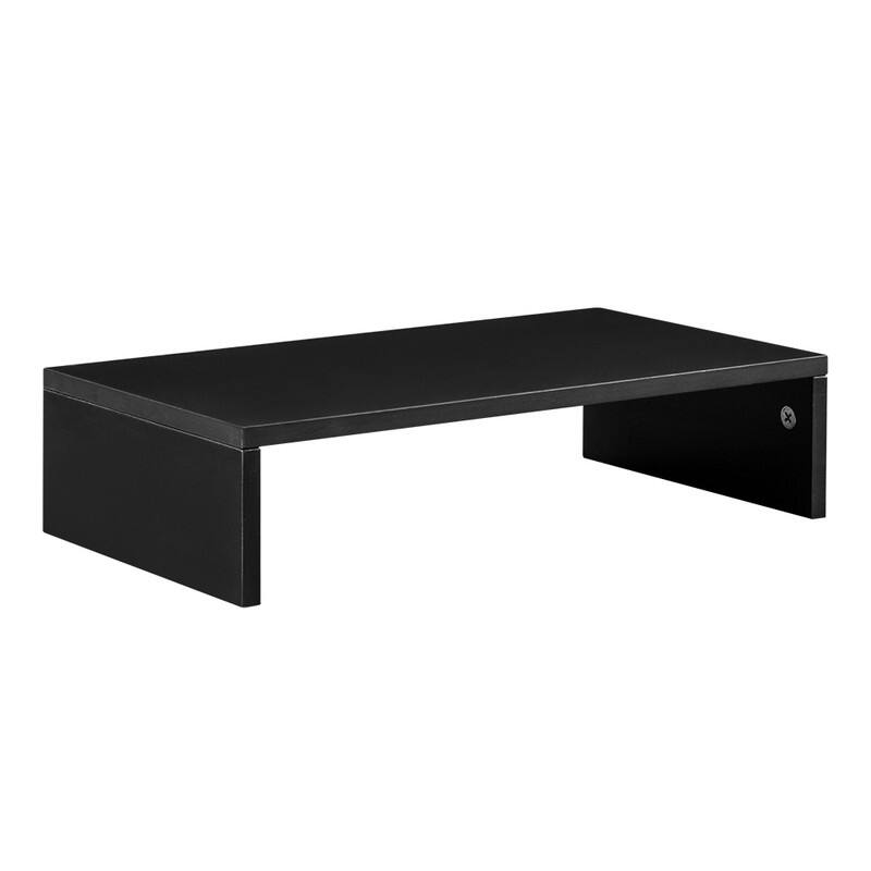 Wood Arm Riser Desk Storage Organizer Computer Monitor Stand Clamp Desk TV Shelf Risers