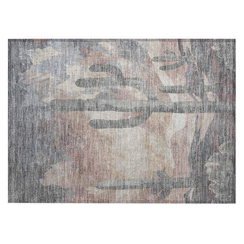 Machine Washable Indoor/ Outdoor Desert Inspiration Chantille Rug