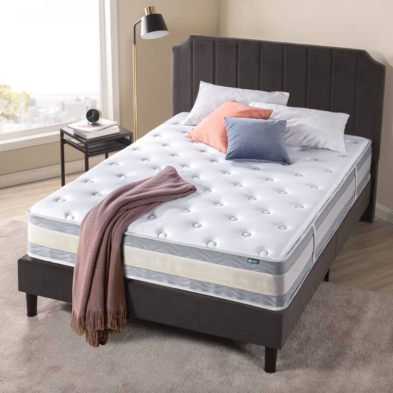 Priage by Zinus 12 Inch Gel-Infused Memory Foam Hybrid Mattress