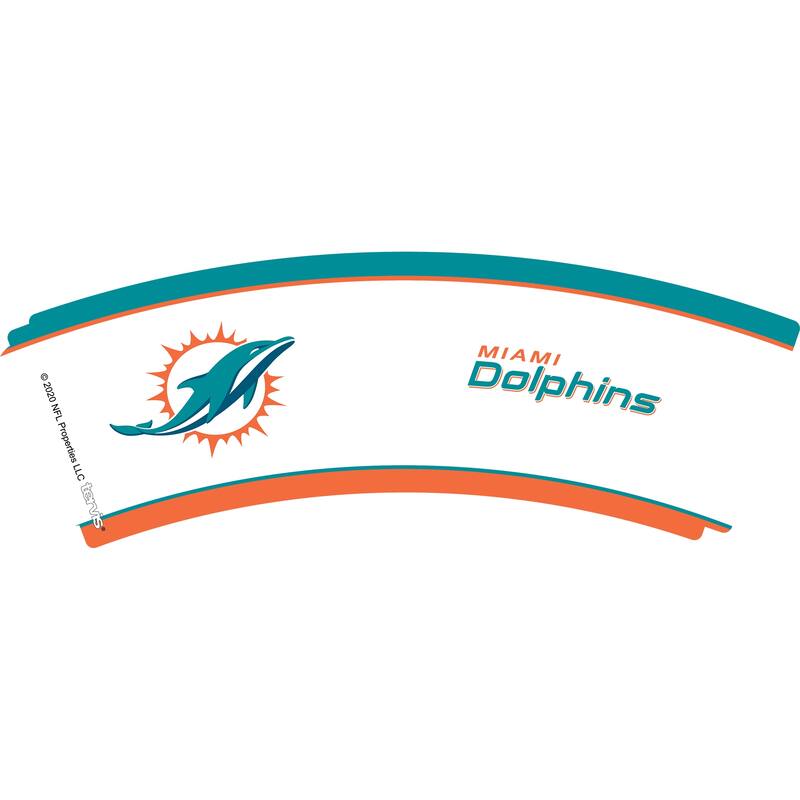 Tervis NFL Miami Dolphins Tradition Made in USA Double Walled Insulated Travel Tumbler, Classic - 16oz Mug