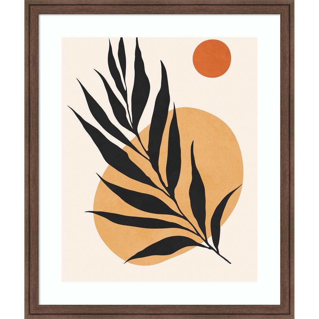 Watercolor Floral No. 8 by Vitor Costa Wood Framed Wall Art Print