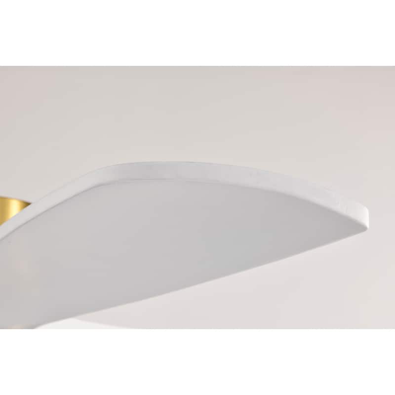 Tariq 52-inch Solid Wood and Metal Lighted Ceiling Fan with LED Lighting