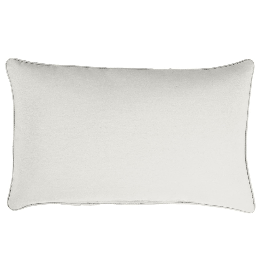 Sunbrella Canvas Indoor/Outdoor 13x20 Corded Lumbar Pillow (Single) - 13 in H x 20 in W x 6 in D