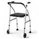 preview thumbnail 18 of 18, Costway Folding Walker for Seniors, Lightweight Aluminum Mobility