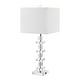 preview thumbnail 17 of 19, SAFAVIEH Lighting 28 inch Crystal Deco Crystal Table Lamp (Set of 2)