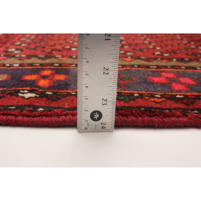 ECARPETGALLERY Hand-knotted Andelz Red Wool Rug - 3'5 x 6'3