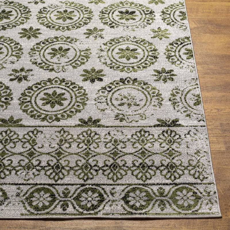 Livabliss Lavadora Updated Traditional Floral & Botanical Washable Area Rug