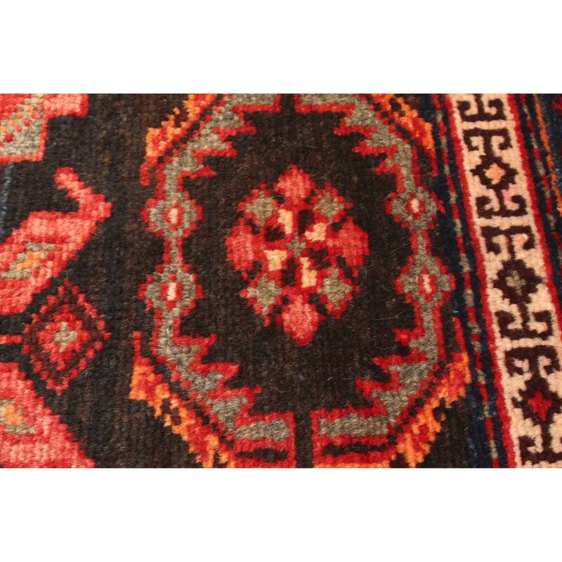 ECARPETGALLERY Hand-knotted Anatolian Vintage Red Wool Rug - 3'8 x 6'9