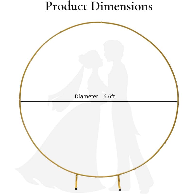 Metal Wedding Arch Backdrop Stand for Ceremony Birthday Party