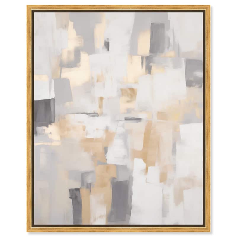 Dissolving Brilliance I Canvas by Art Remedy - Gold - 36" x 45"