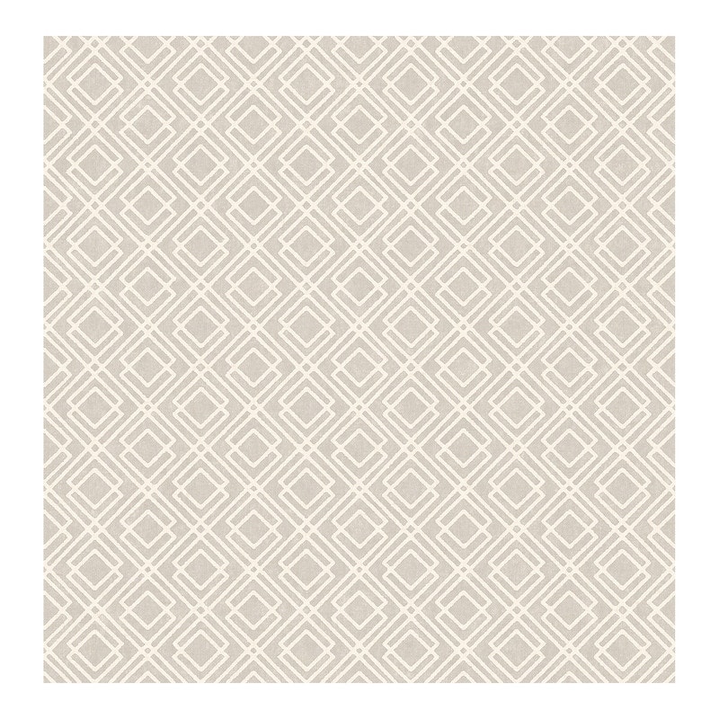 Advantage Puck Light Brown Geometric Wallpaper - 20.5 x 396 x 0.025
