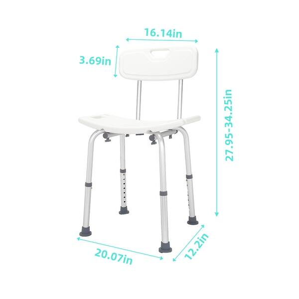 Medical Bathroom Safety Shower Tub Aluminium Alloy Bath Chair Seat