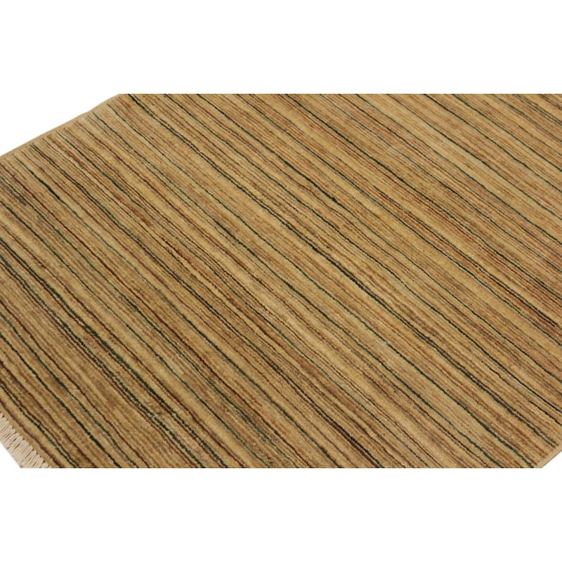 Boho Earthline Gabbeh Hand Knotted Wool Area Rug