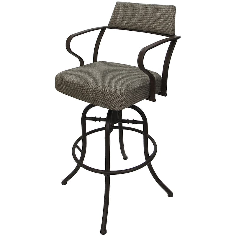 Carolina Brown Swivel Tilt Counter 26" or Bar 30" Metal Bar Stool - Brown - Bar Height