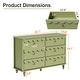 preview thumbnail 8 of 7, Whimsical Cloud Dresser with 6 Drawers Cute Kids Bedroom Storage