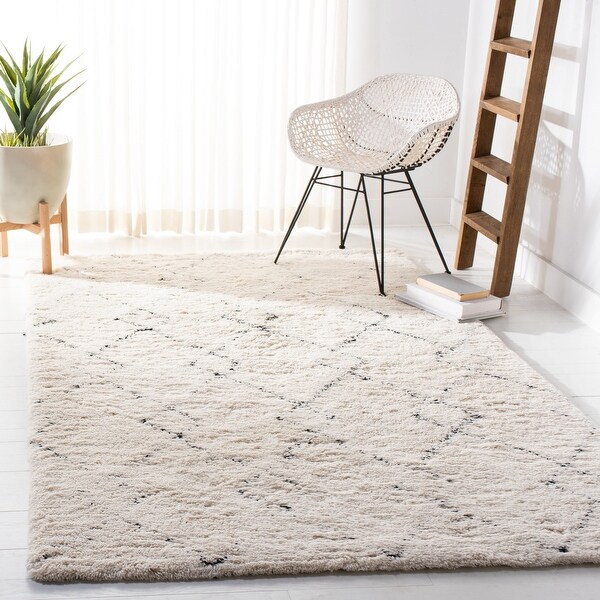 Safavieh Handmade Casablanca Shag Marlise Tribal Wool Rug
