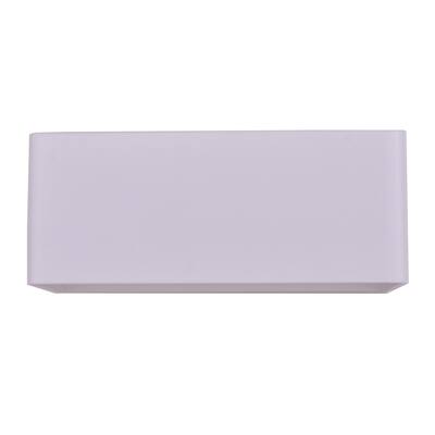 LED Large 4"L x 8"W x 4"H Wall Lamp 2pcs Pack - 4"L x 8"W x 4"H